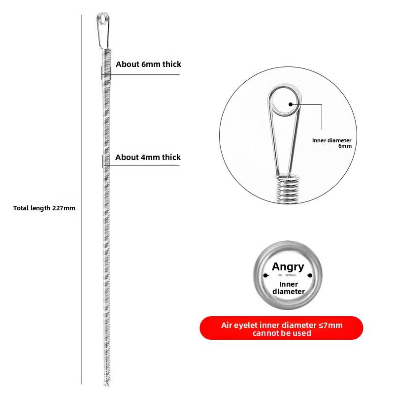 Гибкий многоцелевой пружинный направляющий шнур Threader 1PC
Гибкий многоцелевой пружинный направляющий шнур Threader 1PC