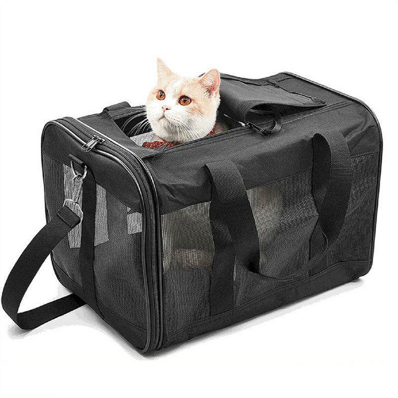Breathable Foldable Outdoor Pet Carrier - Large Capacity Crossbody Bag for Dogs and Cats 43.18 x 28 x 28 cm чёрный
Breathable Foldable Outdoor Pet Carrier - Large Capacity Crossbody Bag for Dogs and Cats 43.18 x 28 x 28 cm чёрный