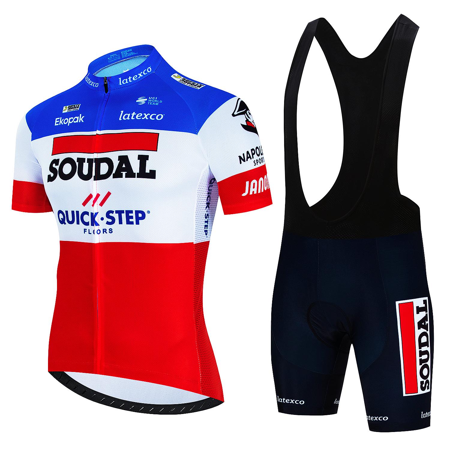 2026 Soudal Quick Step Cycling Jersey Set Summer Belgium Bicycle Breathable MTB Bike Clothing Maillot Ropa Ciclismo Uniform Suit XXL
2026 Soudal Quick Step Cycling Jersey Set Summer Belgium Bicycle Breathable MTB Bike Clothing Maillot Ropa Ciclismo Uniform Suit XXL