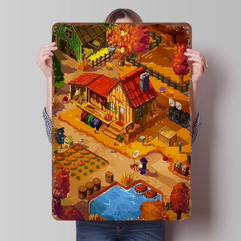 Stardew Valley Tinplate Poster Customized Wall Art Vintage Retro Metal Signs for Home Decor Interior Decoration Living Room Men 7.9x11.8In(20x30cm)
Stardew Valley Tinplate Poster Customized Wall Art Vintage Retro Metal Signs for Home Decor Interior Decoration Living Room Men 7.9x11.8In(20x30cm)