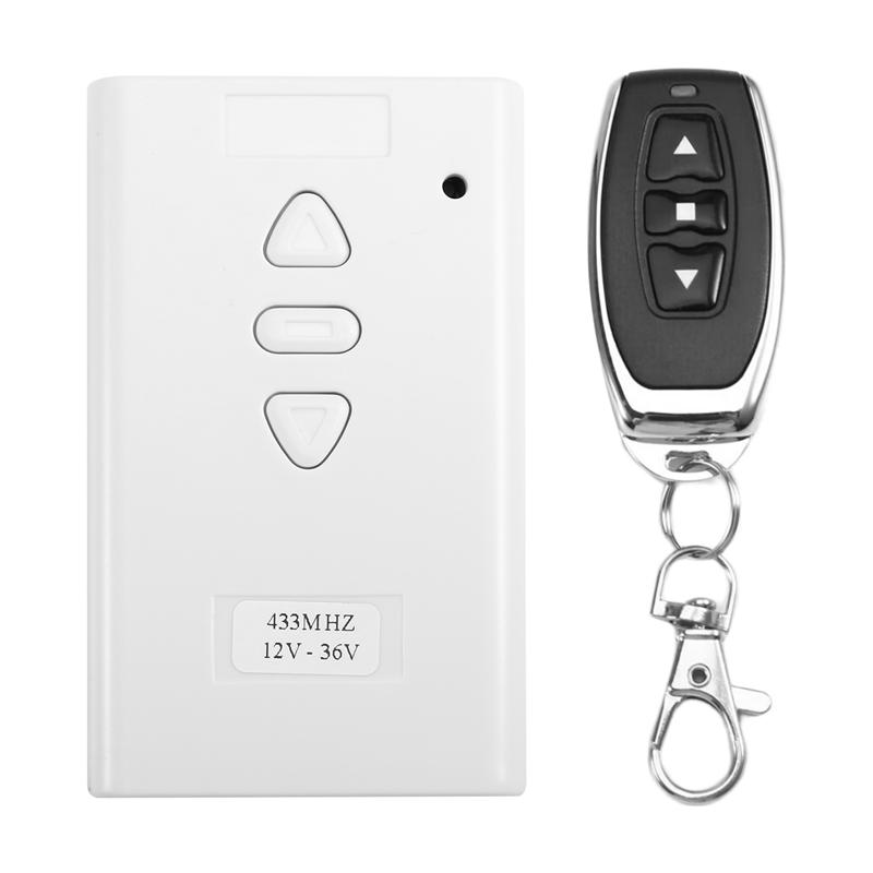 A55F-AC/DC 12V 24V 36V Wireless Remote Controller Forwards Reverse Up Down Stop With Limit Switch белый
A55F-AC/DC 12V 24V 36V Wireless Remote Controller Forwards Reverse Up Down Stop With Limit Switch белый