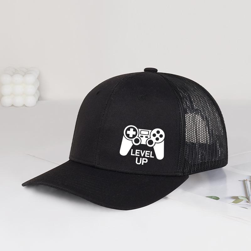 Gaming Controller LEVEL UP Printed Trucker Cap Comfortable Adjustable Snapback GamingInspired Chic Playful Style Unisex Per
Gaming Controller LEVEL UP Printed Trucker Cap Comfortable Adjustable Snapback GamingInspired Chic Playful Style Unisex Per