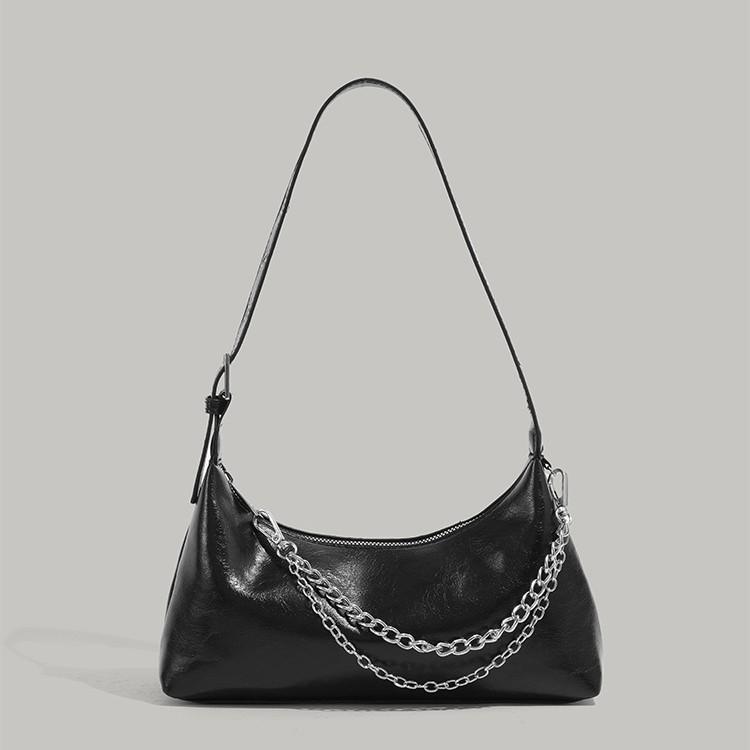 2025 new autumn and winter chain fashion versatile high sense underarm bag zipper single shoulder pleated oblique span bag commute чорний
2025 new autumn and winter chain fashion versatile high sense underarm bag zipper single shoulder pleated oblique span bag commute чорний