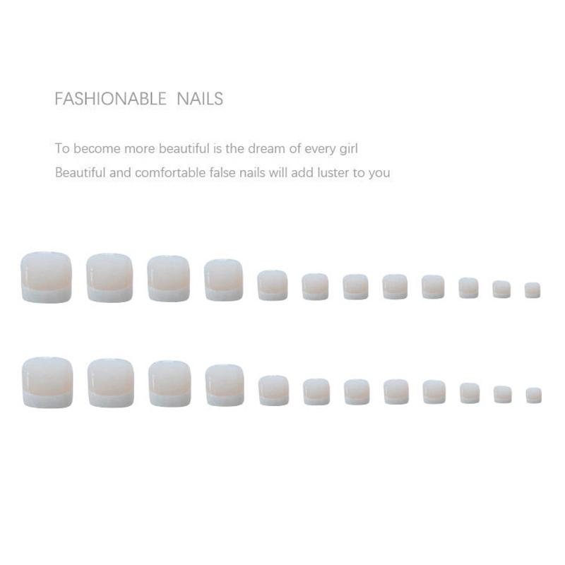 24 шт. нюдовые накладные ногти на пальцы ног, квадратные искусственные ногти на пальцы ног, глянцевые, с полным покрытием, накладные ногти на пальцы ног с французским дизайном белого края для женщин
24 шт. нюдовые накладные ногти на пальцы ног, квадратные искусственные ногти на пальцы ног, глянцевые, с полным покрытием, накладные ногти на пальцы ног с французским дизайном белого края для женщин