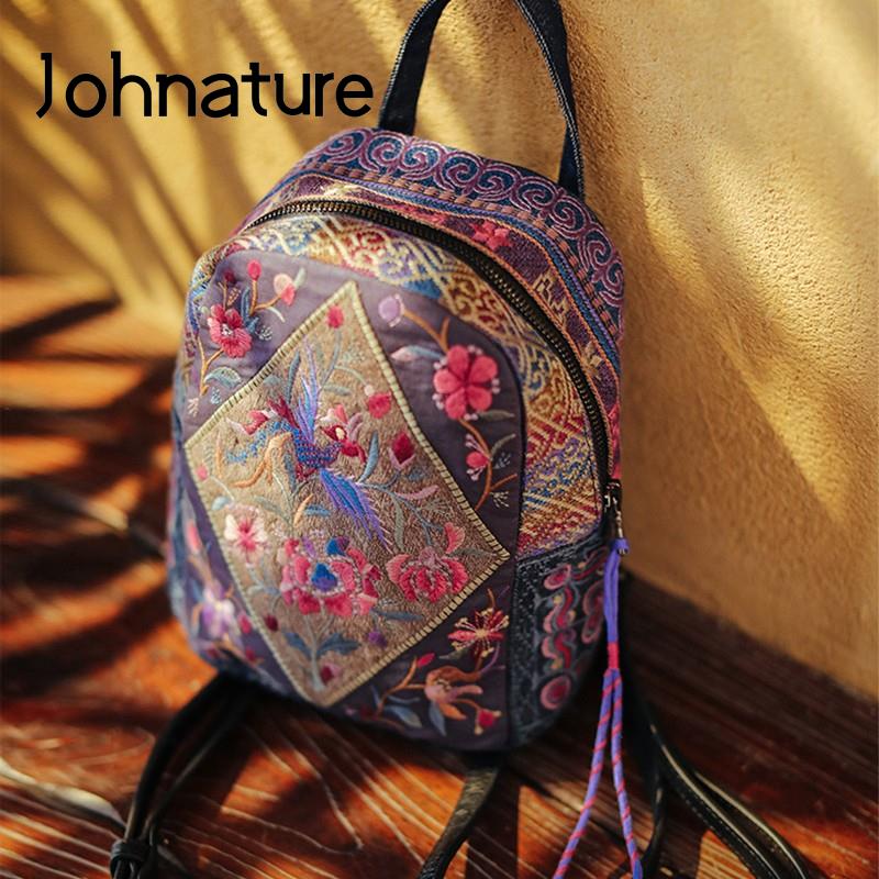 Johnature винтажный джинсовый рюкзак из конопли, национальная женская сумка с вышивкой для тяжелой промышленности, роскошные дорожные сумки
Johnature винтажный джинсовый рюкзак из конопли, национальная женская сумка с вышивкой для тяжелой промышленности, роскошные дорожные сумки