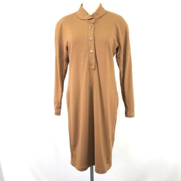 Excellent Condition 90s Vintage TRICOSA 100% Wool Long Sleeve Shirt Dress 40 L Women Brown Shoulder Pads
Excellent Condition 90s Vintage TRICOSA 100% Wool Long Sleeve Shirt Dress 40 L Women Brown Shoulder Pads