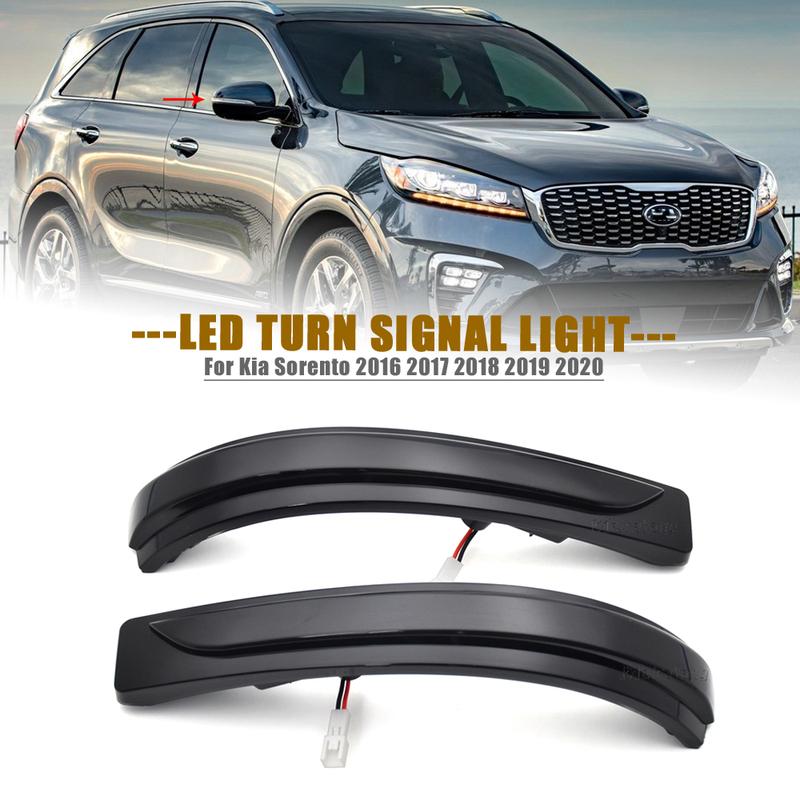 LED Dynamic Turn Signal Flash Light Blinker Side Mirror Indicator LED Lamp For Kia Sorento 2016 2017 2018 Car Styling
LED Dynamic Turn Signal Flash Light Blinker Side Mirror Indicator LED Lamp For Kia Sorento 2016 2017 2018 Car Styling