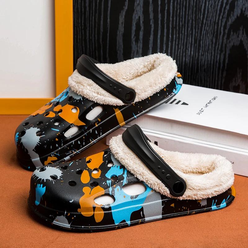 New Style Winter Eva Slippers for Home Man Non-slip Cotton Men s Fashion Slipper Warm Plush Casual Men Shoe Personality Hot Sale 38-39 чёрный
New Style Winter Eva Slippers for Home Man Non-slip Cotton Men s Fashion Slipper Warm Plush Casual Men Shoe Personality Hot Sale 38-39 чёрный