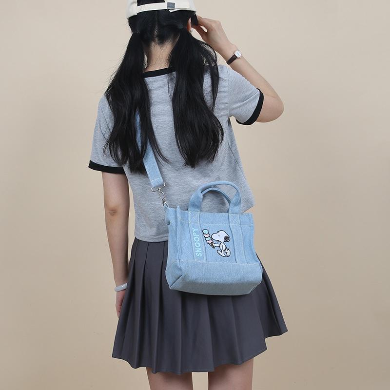 IELGY Женская джинсовая сумка, универсальная регулируемая модная маленькая сумочка-мессенджер. синий