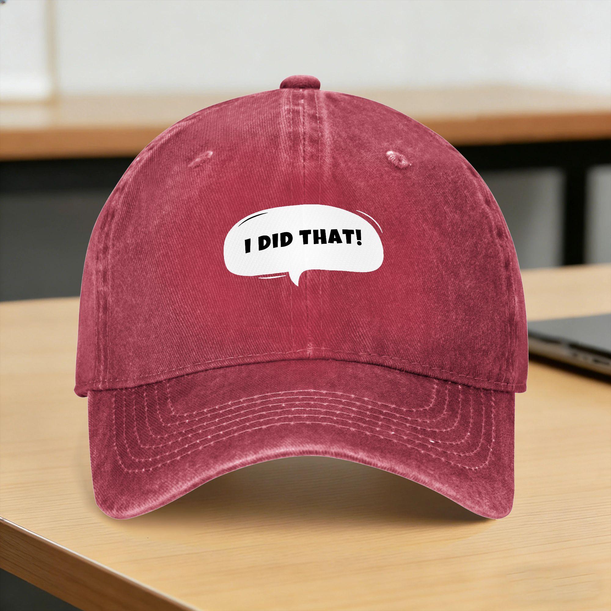 Washed Baseball Cap I Did That Summer Hip Hop Hats For Unisex Women Fashion Outdoor Sport Sun Baseball Caps One Size
Washed Baseball Cap I Did That Summer Hip Hop Hats For Unisex Women Fashion Outdoor Sport Sun Baseball Caps One Size