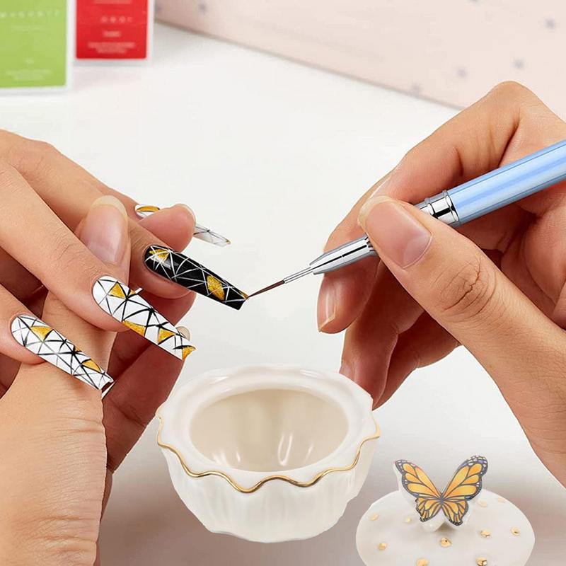 Dappen Dish Wing Jar Monomer Container Nail Liquid Cup Acrylic Powder Holder with Lid Acrylic Nail Dappen Dish for Liquid Powder білий
Dappen Dish Wing Jar Monomer Container Nail Liquid Cup Acrylic Powder Holder with Lid Acrylic Nail Dappen Dish for Liquid Powder білий