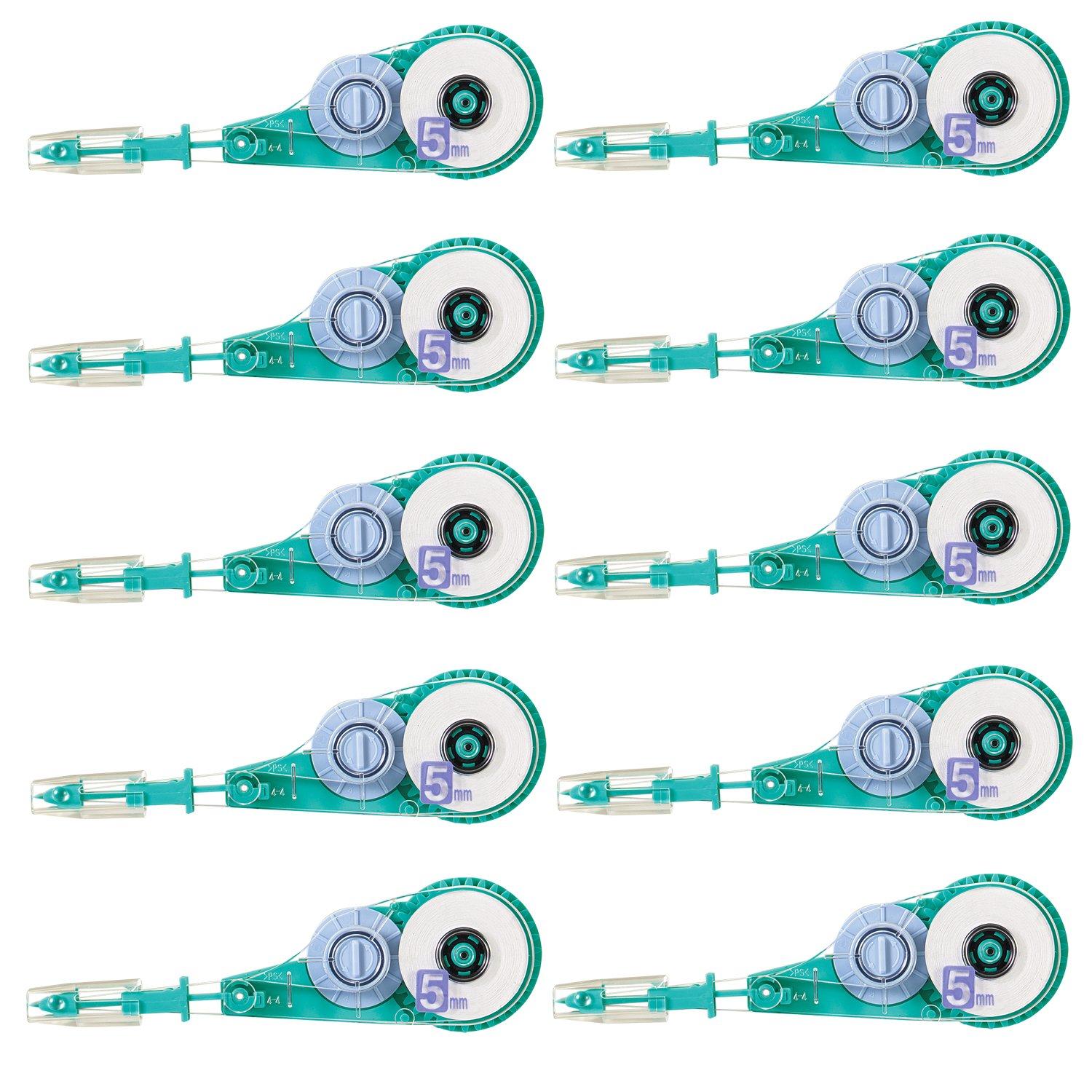 Plus Correction Tape Whiper V Replacement Tape 5mm x 10m Green 10 Pieces x 10 42-208 зелений
Plus Correction Tape Whiper V Replacement Tape 5mm x 10m Green 10 Pieces x 10 42-208 зелений