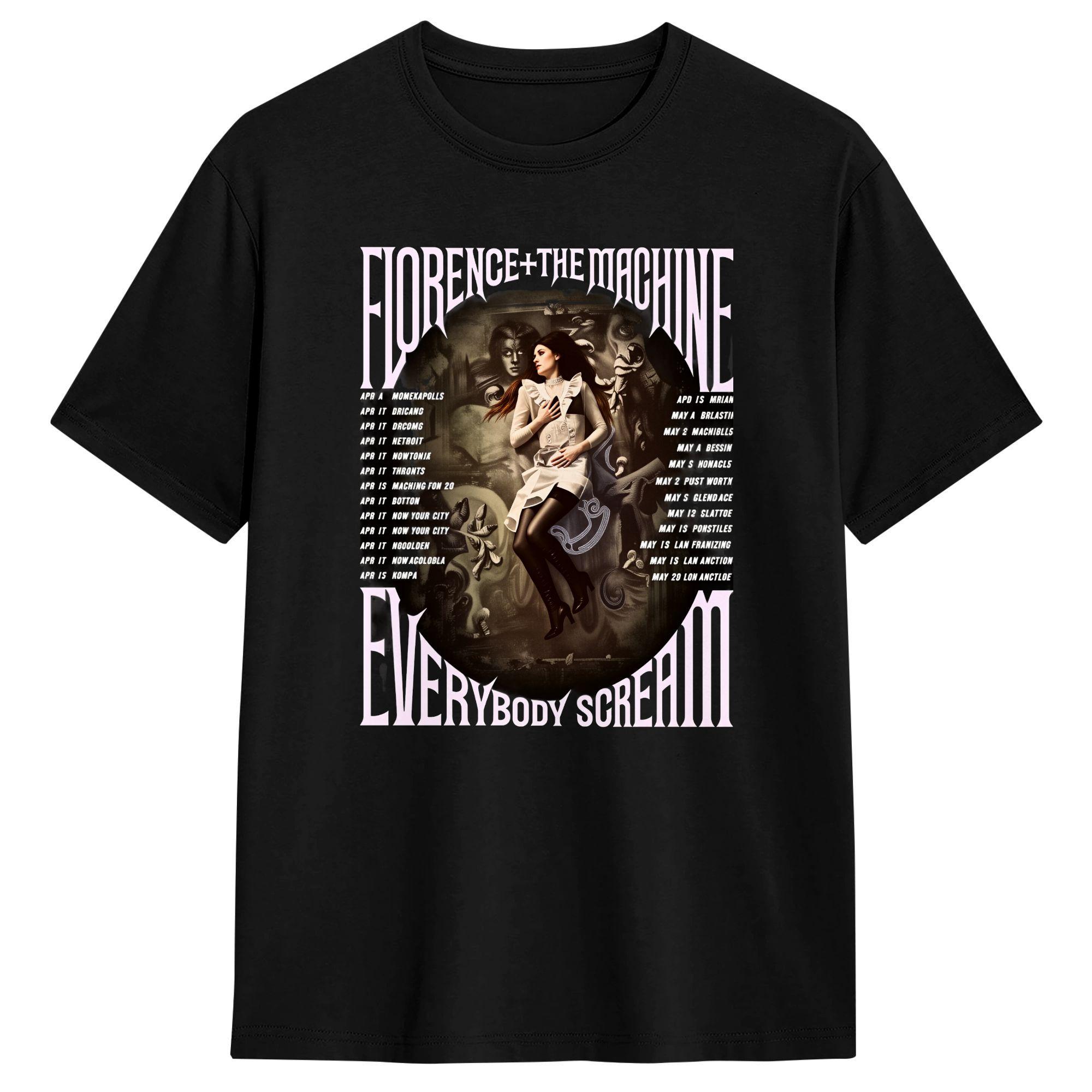 Florence + The Machine Everybody Scream Tour Men s T Shirt Funny Tee Shirt Short Sleeve Round Neck T-Shirt Pure Cotton Clothing 5XL різнокольоровий
Florence + The Machine Everybody Scream Tour Men s T Shirt Funny Tee Shirt Short Sleeve Round Neck T-Shirt Pure Cotton Clothing 5XL різнокольоровий