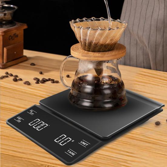 Mini Coffee Scale with Timer 0.1G/3Kg 3 Units High Precision LCD Display Electronic Pour Over Drip Espresso Scale Kitchen Cooking Baking Digital чёрный
Mini Coffee Scale with Timer 0.1G/3Kg 3 Units High Precision LCD Display Electronic Pour Over Drip Espresso Scale Kitchen Cooking Baking Digital чёрный