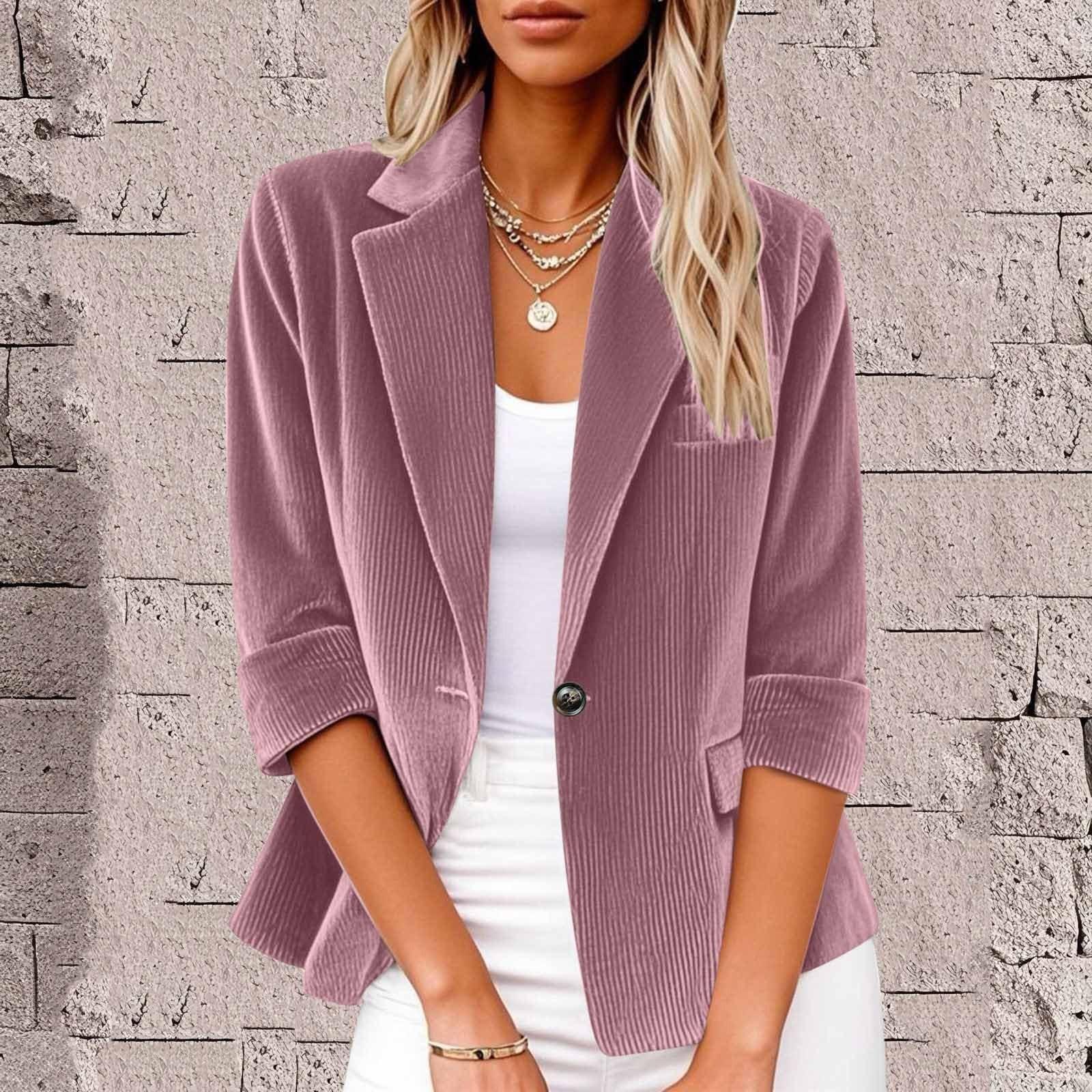 Women s Corduroy Blazers Business Casual 3/4 Sleeve Jackets Open Front Lapel Collar Button Work Suit Coat XL рожевий
Women s Corduroy Blazers Business Casual 3/4 Sleeve Jackets Open Front Lapel Collar Button Work Suit Coat XL рожевий