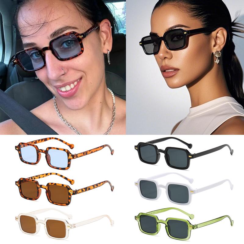 6pcs Stylish Square Sunglasses Female Anti-glare Vintage Rivets Decoration Gradient Shades UV400 Male Leopard Blue Sports Sunglasses
6pcs Stylish Square Sunglasses Female Anti-glare Vintage Rivets Decoration Gradient Shades UV400 Male Leopard Blue Sports Sunglasses