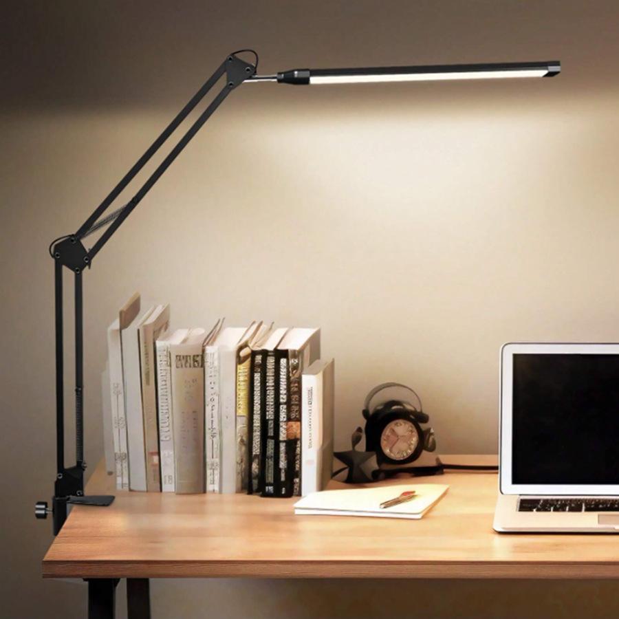 Dimmable USB Clip-On LED Desk Lamp with Eye Protection, 3 Color Modes & 10 Brightness Levels USB Powered + 3 Color Dimmable
Dimmable USB Clip-On LED Desk Lamp with Eye Protection, 3 Color Modes & 10 Brightness Levels USB Powered + 3 Color Dimmable
