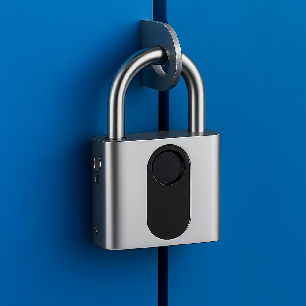 Waterproof Smart Padlock USB Charging Electronic Door Lock Cabinet Fingerprint Lock Home GS40FB PRO срібний
Waterproof Smart Padlock USB Charging Electronic Door Lock Cabinet Fingerprint Lock Home GS40FB PRO срібний