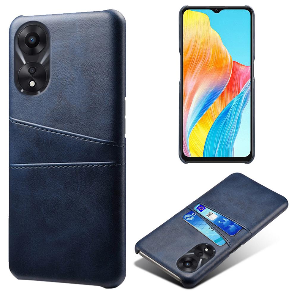 For Oppo A38 4G/A18 4G Case Drop-proof PU Leather+PC Phone Protector with 2 Card Holders Blue
For Oppo A38 4G/A18 4G Case Drop-proof PU Leather+PC Phone Protector with 2 Card Holders Blue