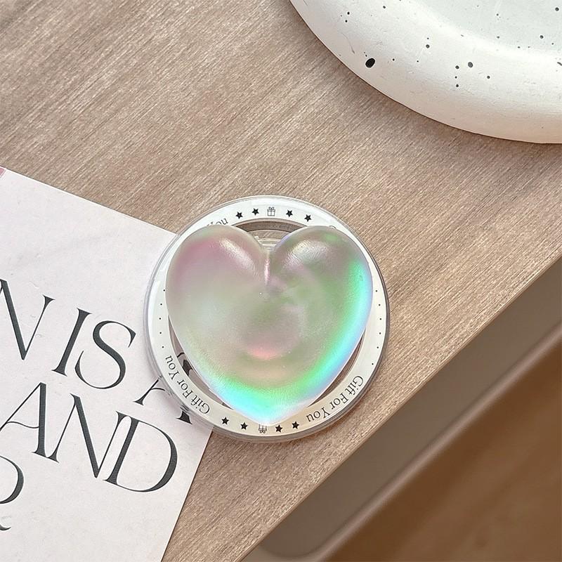 Laser 3D Love Colorful Mobile Airbag Bracket Adhesive Telescopic Desktop Ring Watching TV Shows Supporting Korean Style
Laser 3D Love Colorful Mobile Airbag Bracket Adhesive Telescopic Desktop Ring Watching TV Shows Supporting Korean Style