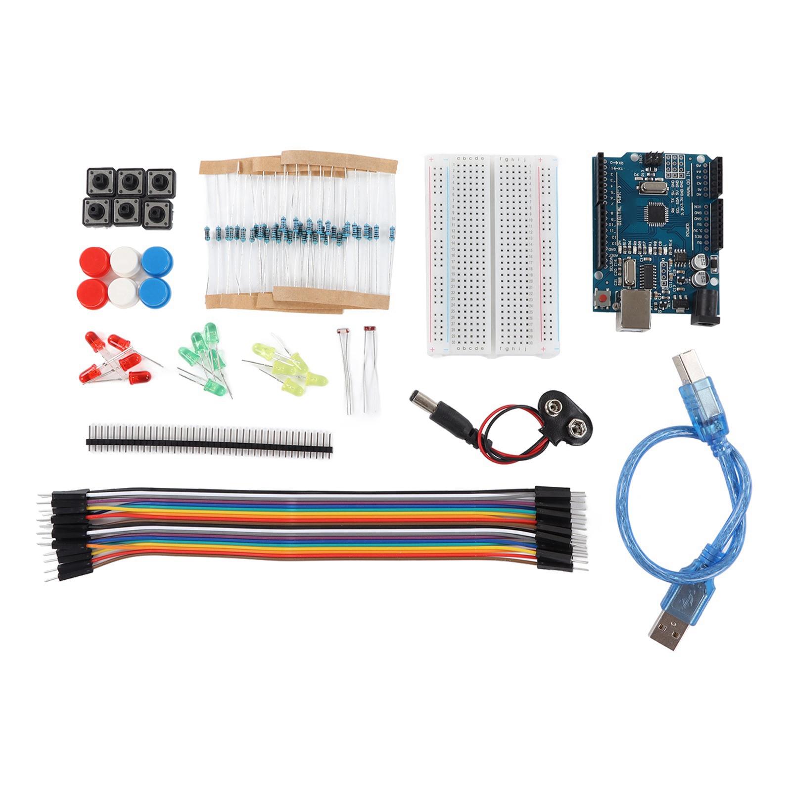 Component Basic Starter Power Module Male To Male Jumper Wire 400 Hole Breadboard Resistor Kit for R
Component Basic Starter Power Module Male To Male Jumper Wire 400 Hole Breadboard Resistor Kit for R