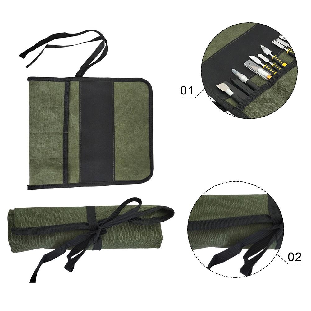 1PC Multiple Pockets Oxford Canvas Roll Up Tool Bag Wrench Pouch Multi-Purpose Screwdrivers Drills Storage Case Bags Toolkits China Mainland
1PC Multiple Pockets Oxford Canvas Roll Up Tool Bag Wrench Pouch Multi-Purpose Screwdrivers Drills Storage Case Bags Toolkits China Mainland