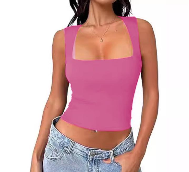 European-American Style Sleeveless Square Neck Milk Silk Camisole for Women M
European-American Style Sleeveless Square Neck Milk Silk Camisole for Women M