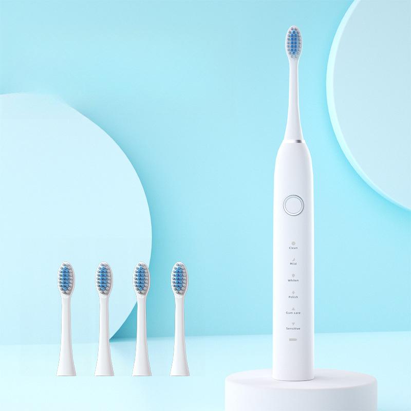 Новая электрическая зубная щетка, перезаряжаемая для мужчин и женщин, для взрослых, мягкая щетина, водонепроницаемая, звуковая вибрация, бытовая зубная щетка для пар
Новая электрическая зубная щетка, перезаряжаемая для мужчин и женщин, для взрослых, мягкая щетина, водонепроницаемая, звуковая вибрация, бытовая зубная щетка для пар