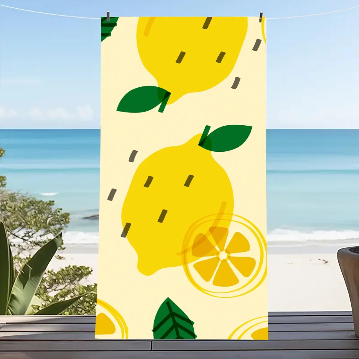 Fruit Print Beach Towel Quick-Dry Washable Sea Beach Towels large Sandproof Portable Beach Towels For Travel Swimming W40*H60(CM)
Fruit Print Beach Towel Quick-Dry Washable Sea Beach Towels large Sandproof Portable Beach Towels For Travel Swimming W40*H60(CM)