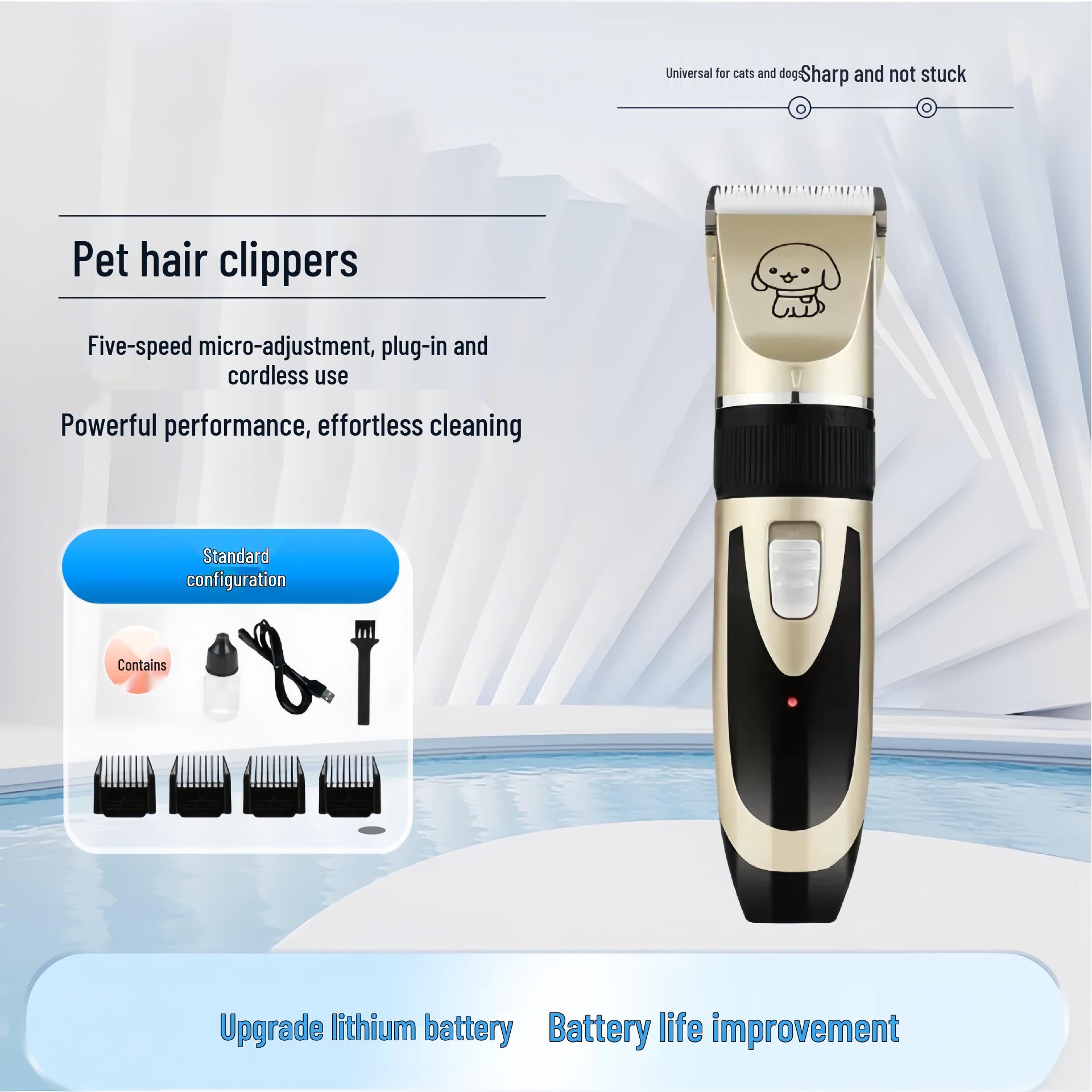 Cross-Border Electric Pet Hair Clippers for Dogs and Cats
Cross-Border Electric Pet Hair Clippers for Dogs and Cats