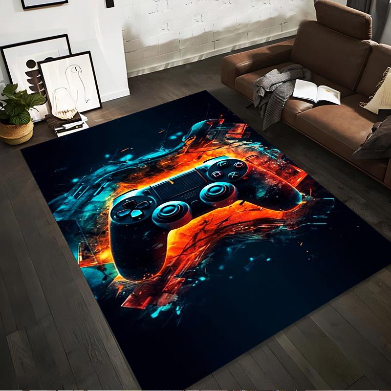 Gaming Controller Design Area Rug, Abstract Fire and Ice Pattern Carpet Suitable for use as an anti-slip for living room bedroom sofas 40x60cm( 15x23in )
Gaming Controller Design Area Rug, Abstract Fire and Ice Pattern Carpet Suitable for use as an anti-slip for living room bedroom sofas 40x60cm( 15x23in )