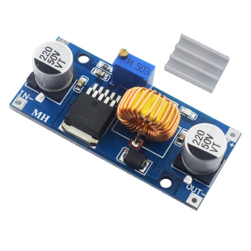 DC-DC XL4015 Adjustable Module 4-38V To 1.25-36V Step Down Power Supply LED Driver Board 5A CC/CV Lithium Battery Charger Board
DC-DC XL4015 Adjustable Module 4-38V To 1.25-36V Step Down Power Supply LED Driver Board 5A CC/CV Lithium Battery Charger Board