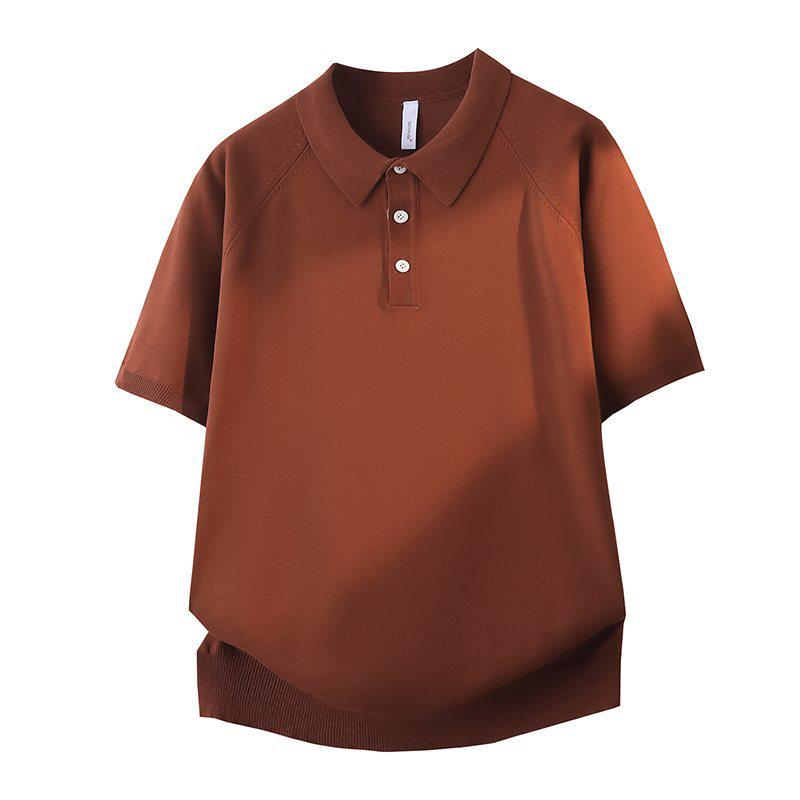Summer 2026 Men s Italian Knit Polo Shirt - Retro Solid Color Lapel Short Sleeve 2XL
Summer 2026 Men s Italian Knit Polo Shirt - Retro Solid Color Lapel Short Sleeve 2XL