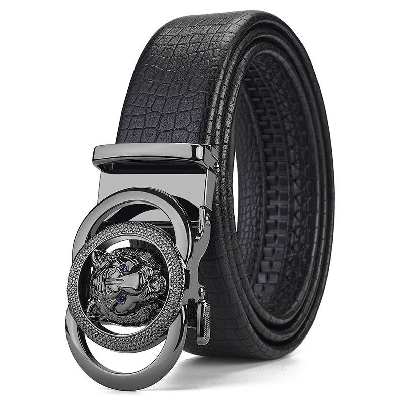 Мужской ремень из натуральной кожи с автоматической пряжкой из сплава в виде головы льва 125 cm
Мужской ремень из натуральной кожи с автоматической пряжкой из сплава в виде головы льва 125 cm