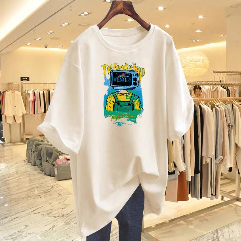 Casual printed cotton t-shirt women s summer new loose short-sleeved top bottoming shirt S
Casual printed cotton t-shirt women s summer new loose short-sleeved top bottoming shirt S