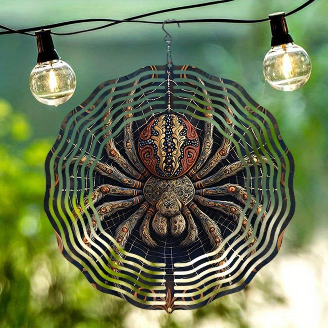 Modern Art Spider Design Metal Wind Spinner Outdoor Patio Decor Hanging Garden Wind Chime with Soothing Sounds for Garden Balcony Party
Modern Art Spider Design Metal Wind Spinner Outdoor Patio Decor Hanging Garden Wind Chime with Soothing Sounds for Garden Balcony Party