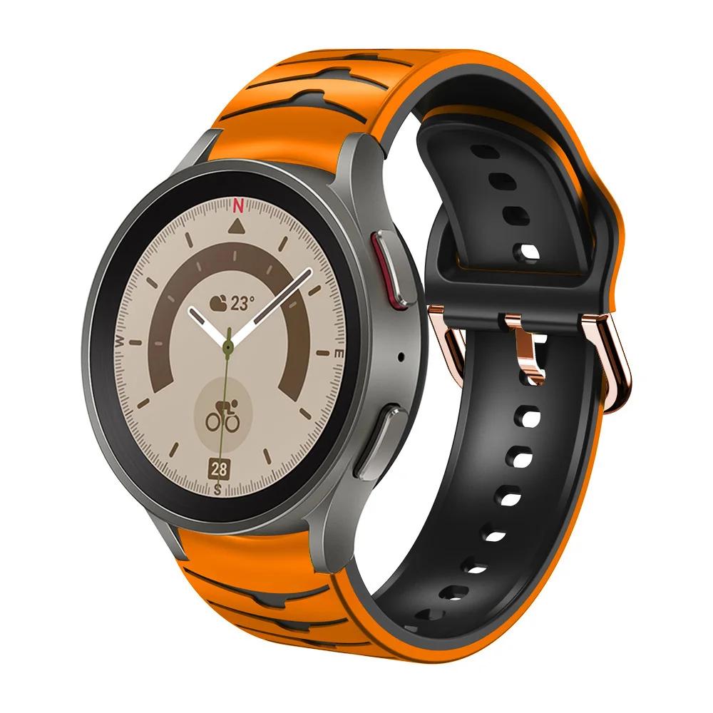 No Gap Silicone Strap For Samsung Galaxy Watch 7/6/5/4 40mm 44mm Pro 45mm Two-color Bracelet Belt Watch 6 Classic 47mm 43mm Band Galaxy Watch 7-6-5-4
No Gap Silicone Strap For Samsung Galaxy Watch 7/6/5/4 40mm 44mm Pro 45mm Two-color Bracelet Belt Watch 6 Classic 47mm 43mm Band Galaxy Watch 7-6-5-4