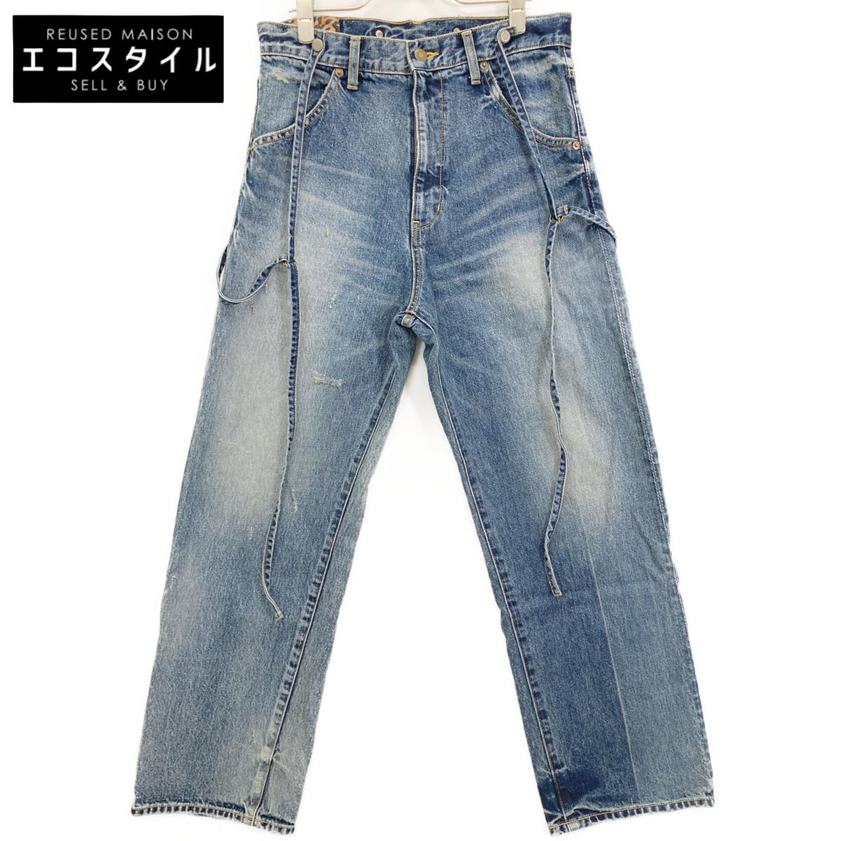 Whim Gazette WGZ1002302A0006 Indigo Suspender Denim Pants Bottoms F IndigoUsed
Whim Gazette WGZ1002302A0006 Indigo Suspender Denim Pants Bottoms F IndigoUsed
