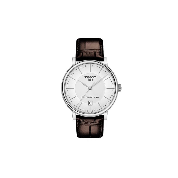 Tissot Carson Automatic Mechanical Watch Waterproof Date Display Simple Classic Men watches Silver Steel Leather T122.407.16.031.00 Regular Watch Box,Brown Strap
Tissot Carson Automatic Mechanical Watch Waterproof Date Display Simple Classic Men watches Silver Steel Leather T122.407.16.031.00 Regular Watch Box,Brown Strap