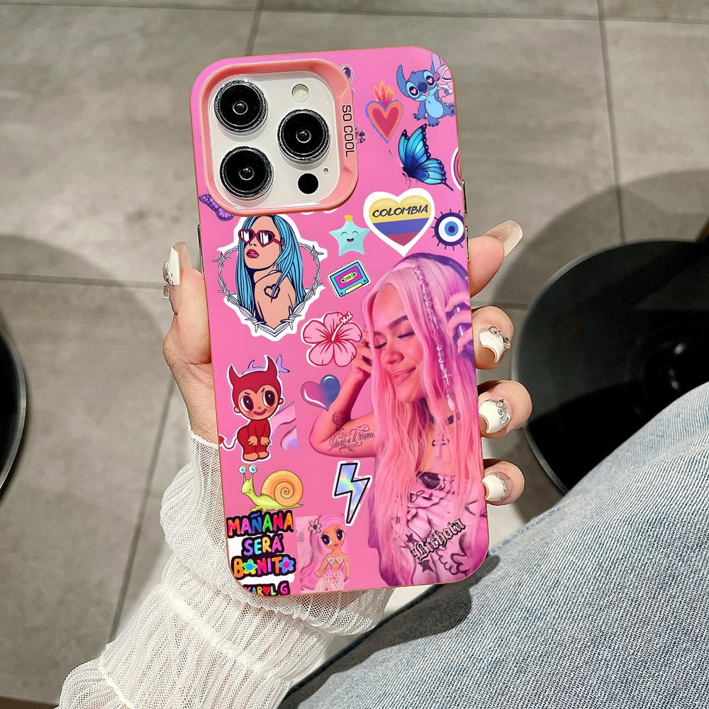 Karol G Latino Mobile Cell Phone Case for iPhone 17 16 15 14 13 12 11 X XR XS 8 7 Air Pro Max Plus Translucent Pink Cover iPhone 16 Plus
Karol G Latino Mobile Cell Phone Case for iPhone 17 16 15 14 13 12 11 X XR XS 8 7 Air Pro Max Plus Translucent Pink Cover iPhone 16 Plus