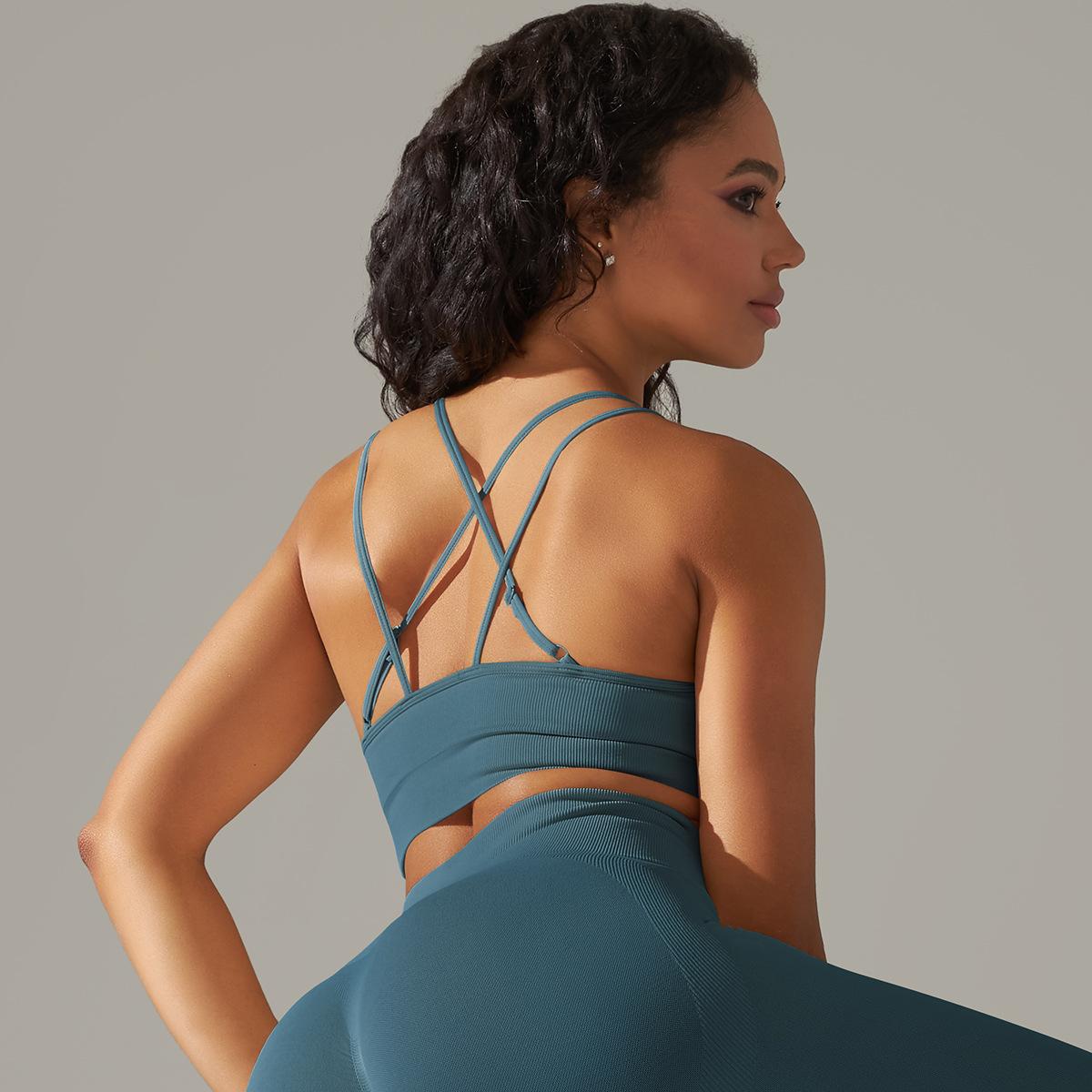 Бесшовное ребристое нижнее белье, майка для йоги для фитнеса, спортивный бюстгальтер для женщин, одежда для тренировок в тренажерном зале, женская спортивная одежда с эффектом пуш-ап L
Бесшовное ребристое нижнее белье, майка для йоги для фитнеса, спортивный бюстгальтер для женщин, одежда для тренировок в тренажерном зале, женская спортивная одежда с эффектом пуш-ап L