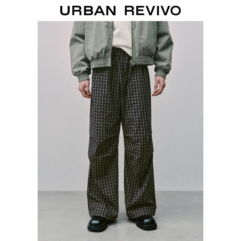UR2026 Men s Pleated Plaid Wide-Leg Pants 34
UR2026 Men s Pleated Plaid Wide-Leg Pants 34