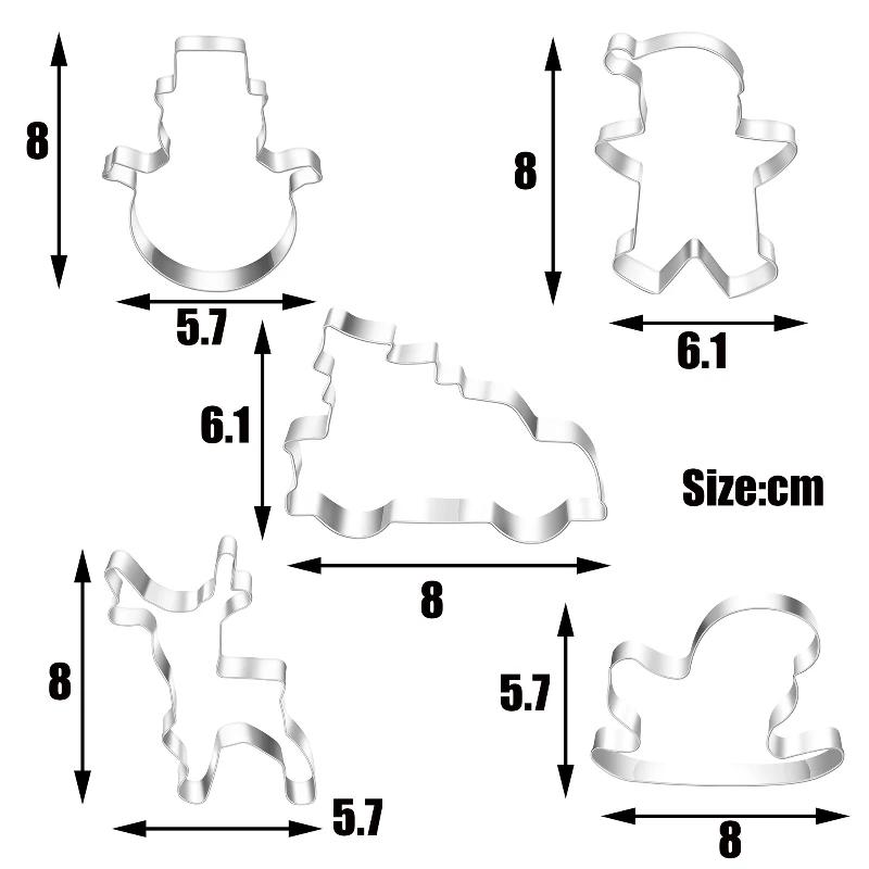 Cookie Cutters Fun Bunny Egg and Chick Shapes Stainless Steel Baking Tools for Holiday Cookies Pastry and Fondant Decorations олений
Cookie Cutters Fun Bunny Egg and Chick Shapes Stainless Steel Baking Tools for Holiday Cookies Pastry and Fondant Decorations олений