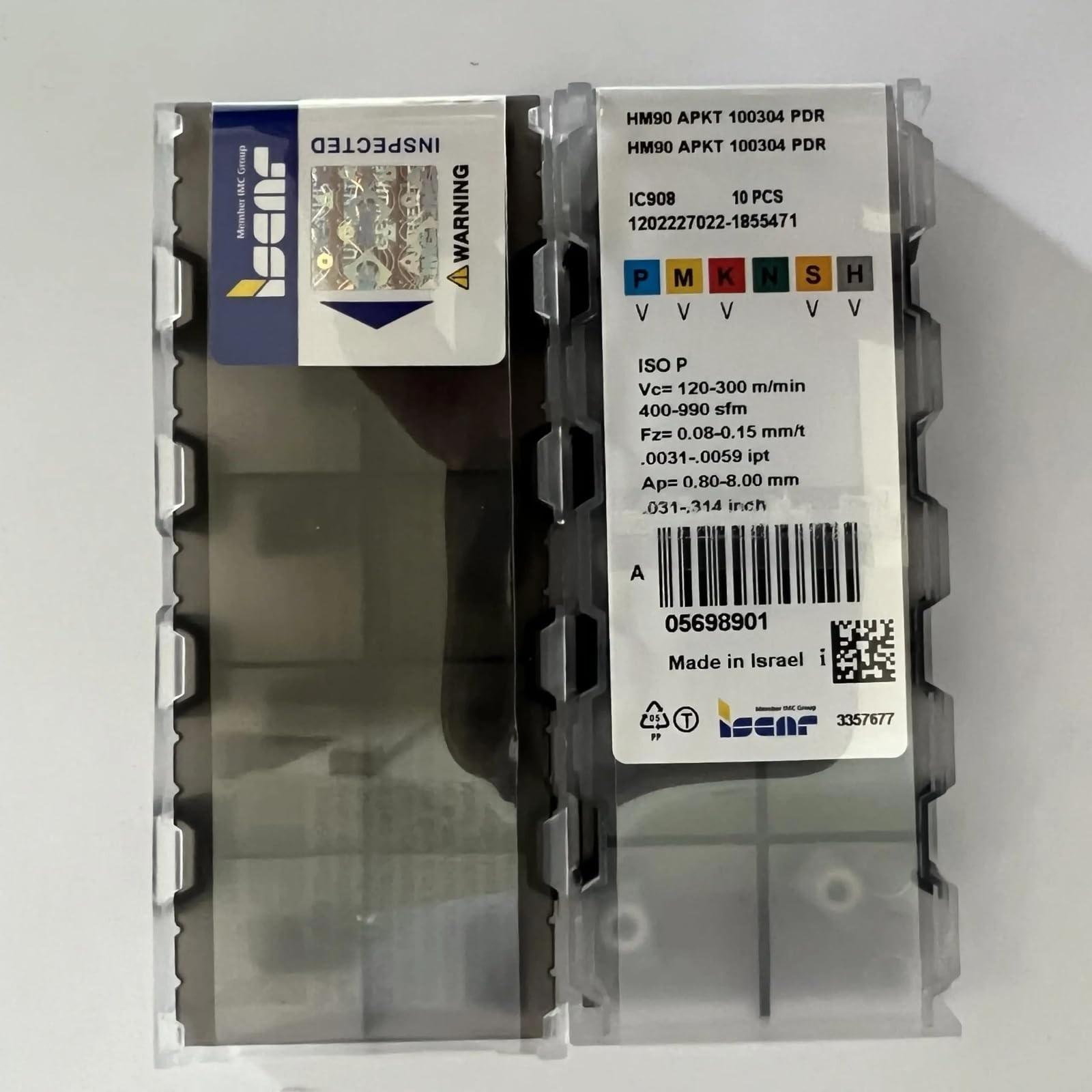 ISCAR / HM90APKT100304PDR IC908 /Industrial indexable Carbide Inserts 10 PCS
ISCAR / HM90APKT100304PDR IC908 /Industrial indexable Carbide Inserts 10 PCS