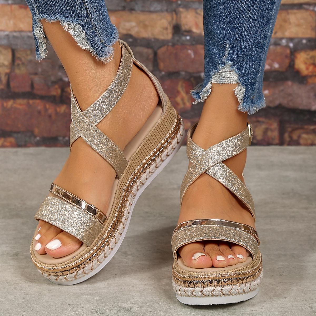 Босоножки на танкетке из пеньковой веревки для весны и лета, женские, большого размера, новые, с толстой подошвой, с заклепками и пряжкой в виде одного слова 41
Босоножки на танкетке из пеньковой веревки для весны и лета, женские, большого размера, новые, с толстой подошвой, с заклепками и пряжкой в виде одного слова 41