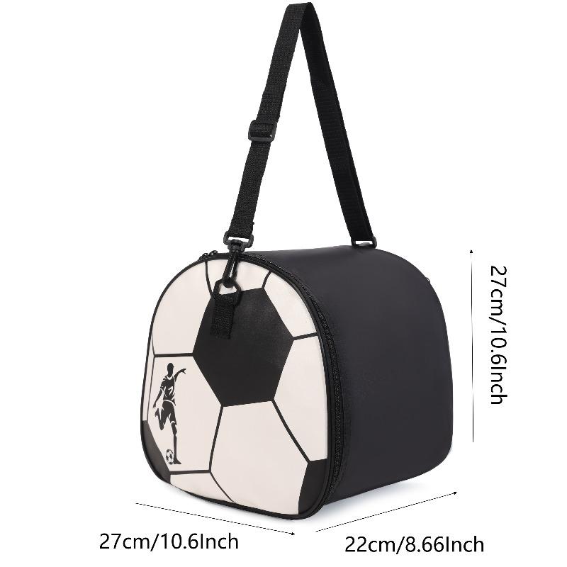 Trendy Crossbody Sports Equipment Bag Single Strap Faux Leather Organizer for Soccer Football Gear Outdoor Beach Travel Men чорний
Trendy Crossbody Sports Equipment Bag Single Strap Faux Leather Organizer for Soccer Football Gear Outdoor Beach Travel Men чорний