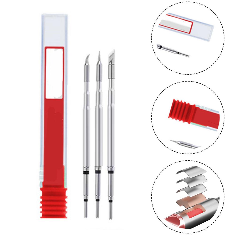 3pcs/set C210 Soldering Iron Tips Kit Replacement Welding Head For Soldering Station Welding Tool Accessories China Mainland
3pcs/set C210 Soldering Iron Tips Kit Replacement Welding Head For Soldering Station Welding Tool Accessories China Mainland