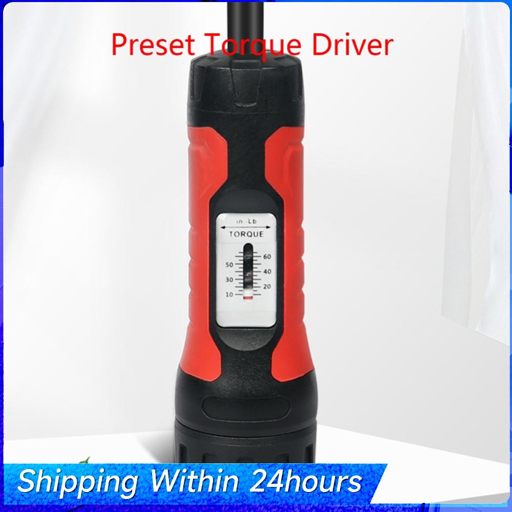 Manual Torque Screwdriver Adjustment Range 10-65In.lb Preset Torque Wrench Screwdriver for Electrical/Light IndustryMachine Made China Mainland
Manual Torque Screwdriver Adjustment Range 10-65In.lb Preset Torque Wrench Screwdriver for Electrical/Light IndustryMachine Made China Mainland