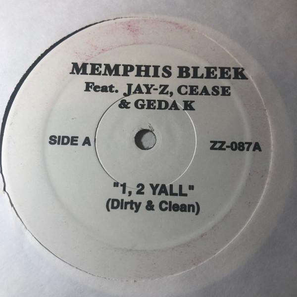 12inch Record MEMPHIS BLEEK, JAY-Z, LIL CEASE & - 1, 2 Yall ZZ087 Not On Label Unknown Rap & Hip-Hop/R&B Used
12inch Record MEMPHIS BLEEK, JAY-Z, LIL CEASE & - 1, 2 Yall ZZ087 Not On Label Unknown Rap & Hip-Hop/R&B Used