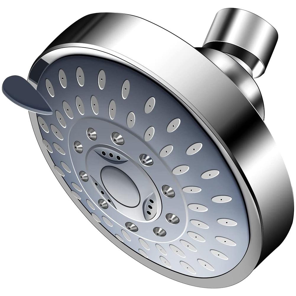 4 Inch Rotating Showerhead High Pressure Water Saving Shower 5 Modes ABS Angle-Adjustable Leakproof for Luxury Shower Experience
4 Inch Rotating Showerhead High Pressure Water Saving Shower 5 Modes ABS Angle-Adjustable Leakproof for Luxury Shower Experience